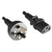 Microconnect PE150418 power cable Black 1.8 m Power plug type I C13 coupler