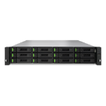 QSAN XCubeNAS XN7012R/24TB NAS Rack (2U) Intel® Core™ i3 i3-3220 8 GB DDR4 HDD QNAP Storage Manager Zwart, Metallic