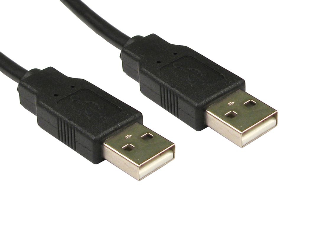 Cables Direct CDL-012 USB cable 1.8 m USB 2.0 USB A Black