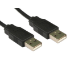 Cables Direct CDL-012 USB cable 1.8 m USB 2.0 USB A Black