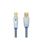 Monoprice 33464 USB cable 78.7" (2 m) USB A USB B Blue