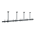 Hagor 3315 flat panel bureau steun 165,1 cm (65") Plafond Zwart