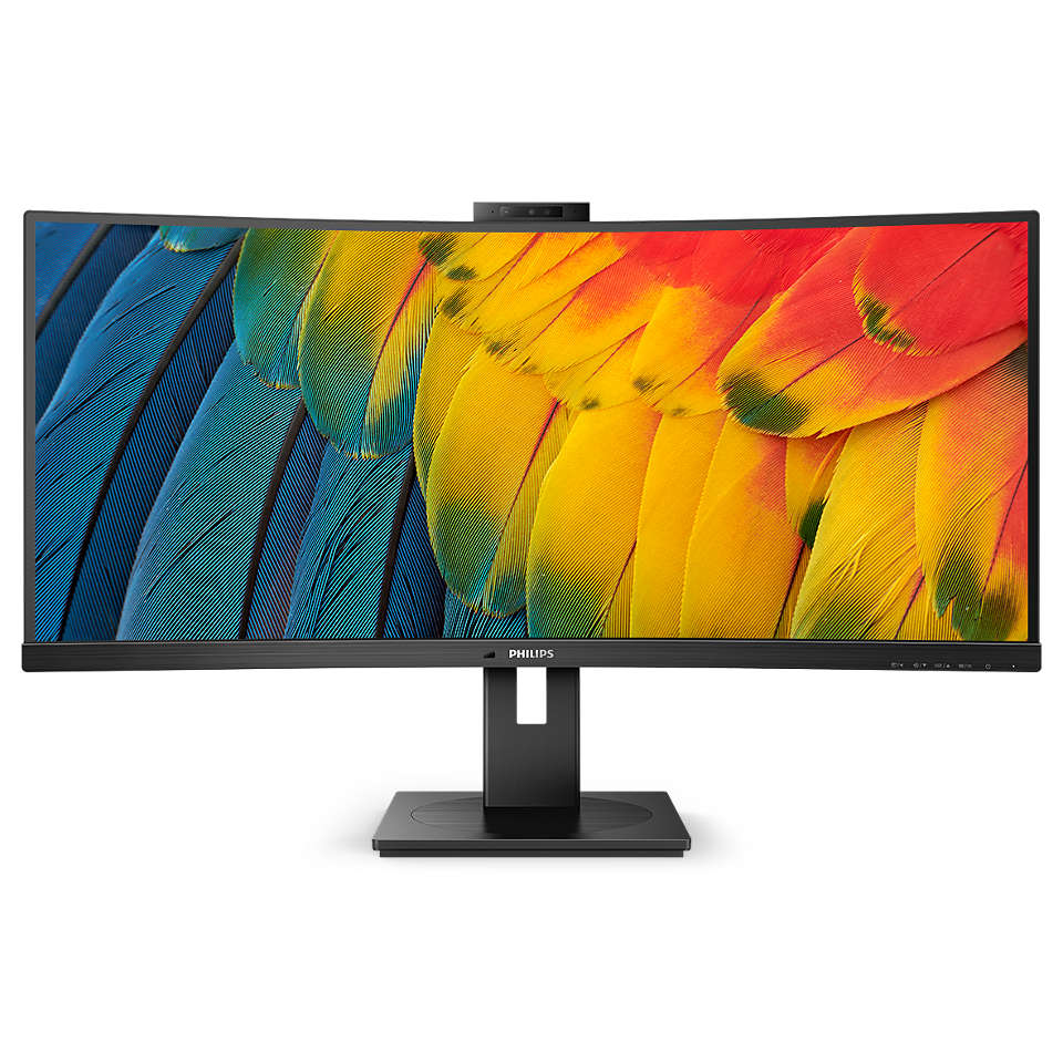 Curved UltraWide display with USB-C dock