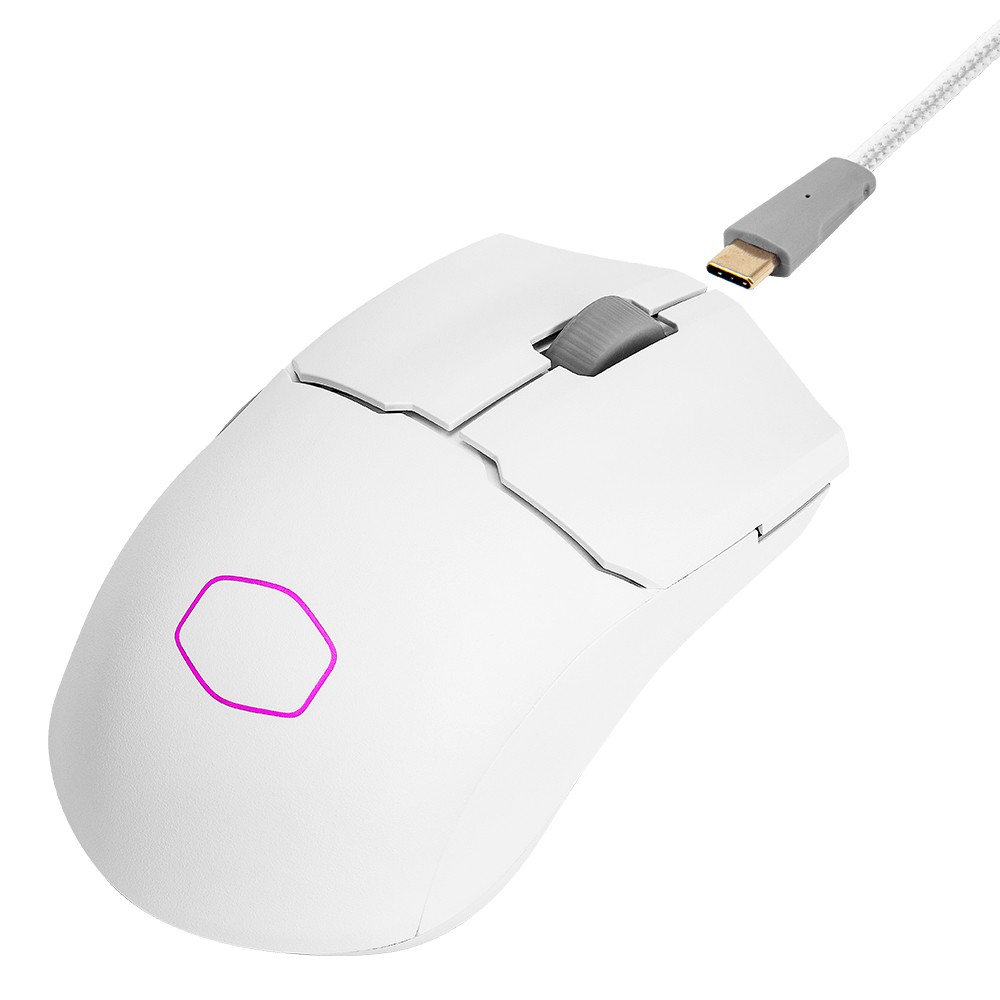 Cooler Master Peripherals MM712 mouse Ambidextrous RF Wireless + Bluetooth + USB Type-A Optical 19000 DPI