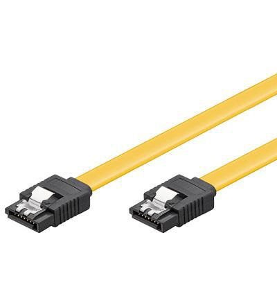 Image of Microconnect SAT15005C6 SATA cable 0.5 m SATA 7-pin Yellow