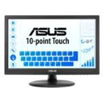 ASUS Touch VT169HE computer monitor 39.6 cm (15.6") 1920 x 1080 pixels Full HD LED Touchscreen Tabletop Black