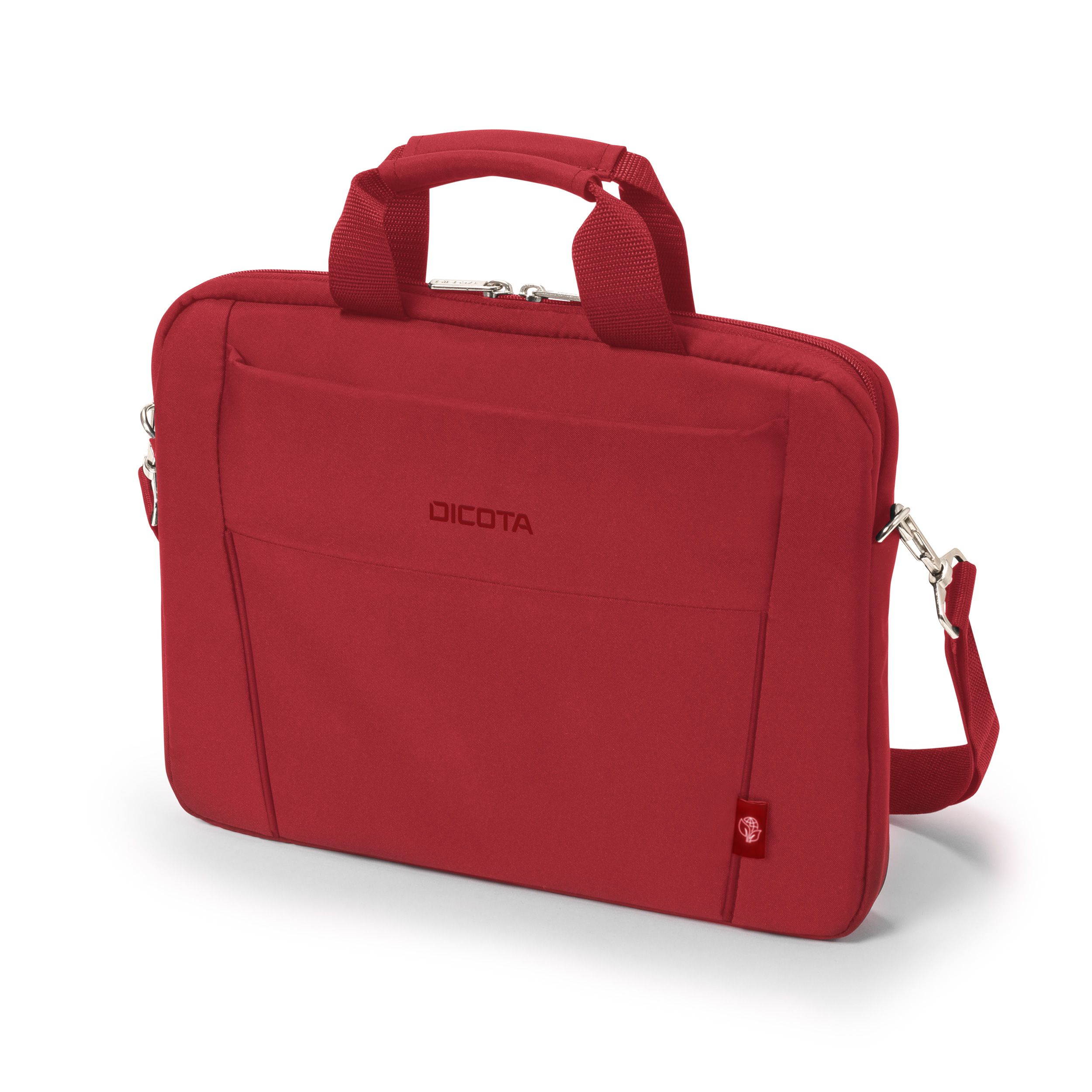 Image of DICOTA Eco Slim Case BASE notebook case 35.8 cm (14.1") Briefcase Red
