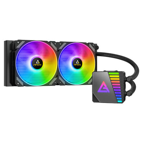 Image of Antec SYMPHONY 240 Processor All-in-one liquid cooler 12 cm Black...