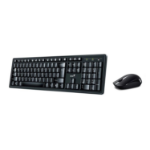 Genius Computer Technology KM-8200 Wireless Smart Keyboard and Mouse Combo Set, Customizable Function Keys, Multimedia, Full Size UK Layout and Optical Sensor Mouse, 1000dpi, designed for Home or Office