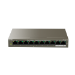 Tenda TEF1110P-8-102W network switch Fast Ethernet (10/100) Power over Ethernet (PoE) Grey