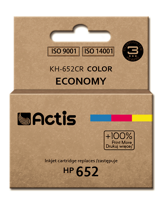 Actis KH-652CR ink (replacement for HP 652 F6V24AE; Standard; 15 ml; color)
