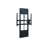Hagor WH Moto Slim flat panel bureau steun 190,5 cm (75") Muur Zwart