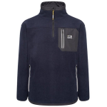 JCB Trade Heavyweight 1/4 Zip Navy Tech Fleece L