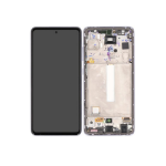 Samsung Genuine Samsung A52s / A528 | Replacement AMOLED Touch Screen Assembly With Chassis | Awesome Violet | Service Pack | GH82-26861C