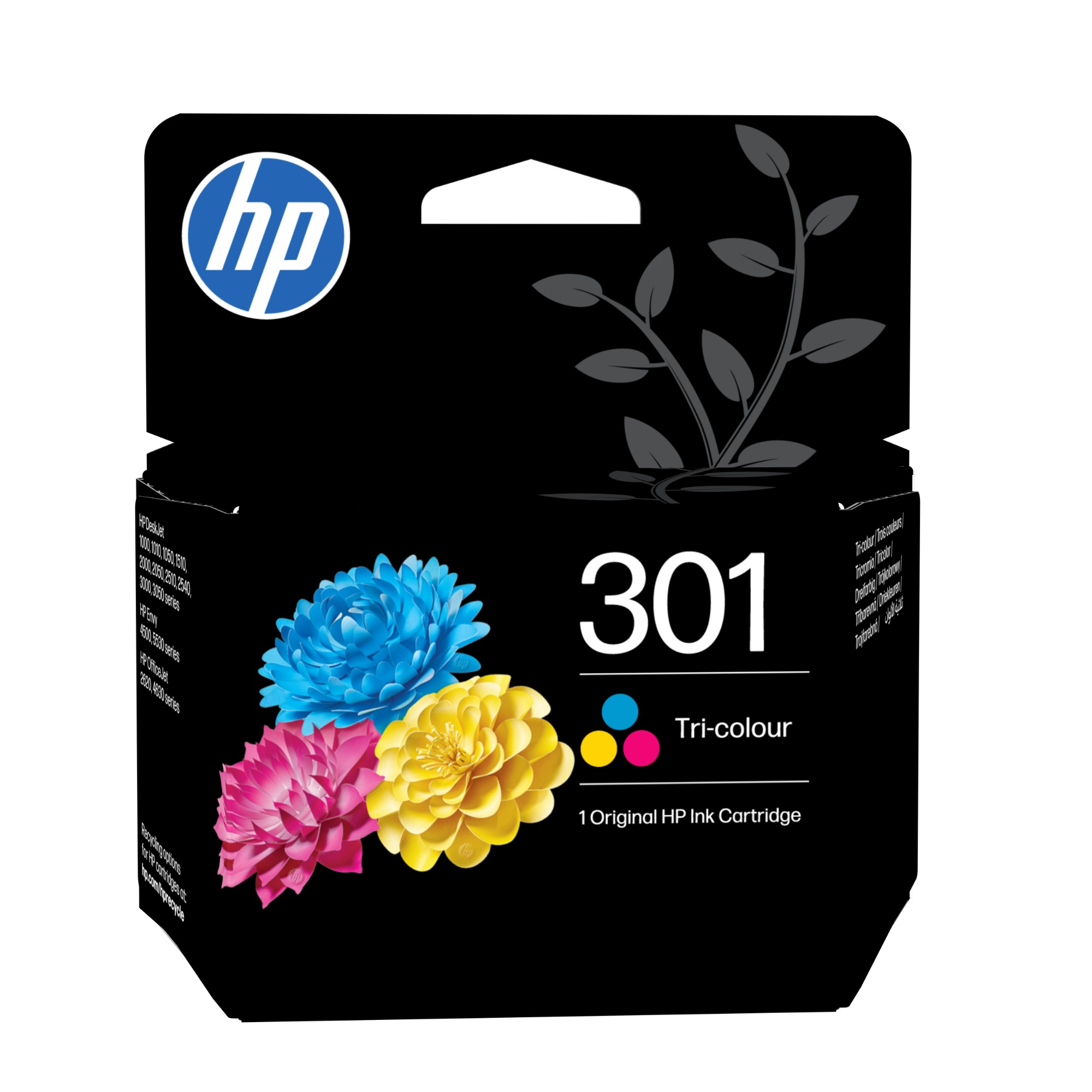 HP CH562EE/301 Printhead cartridge color, 150 pages ISO/IEC 24711 3ml for HP DeskJet 1000/1010/Envy 5530/OfficeJet 4630