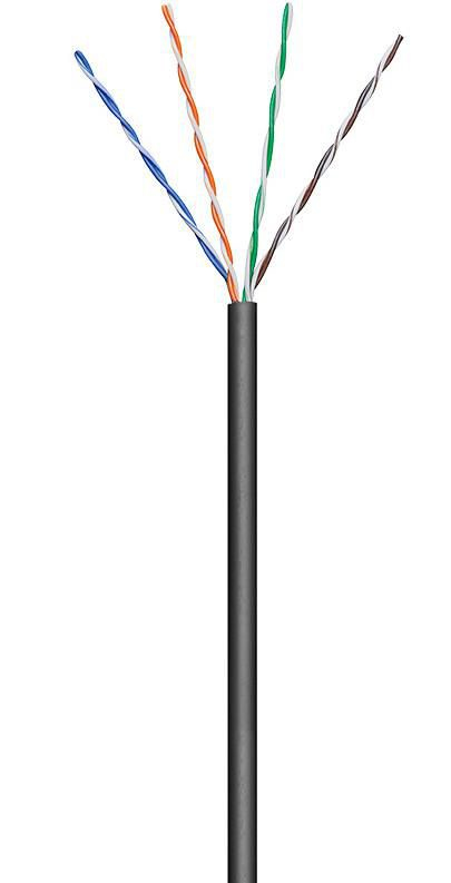 Microconnect KAB025-100 networking cable Black 100 m Cat5e U/UTP (UTP)