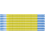 Brady SCNG-07-O-CAP cable marker Black, Yellow Nylon 300 pc(s)