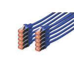 Digitus CAT 6 S/FTP patch cord, 10 units