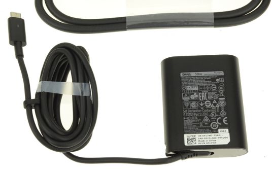 Image of DELL AC Adapter 30W 3 Pin Type C Series