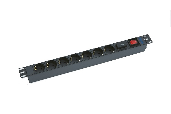 Image of Triton RAB-PD-X12-A1 surge protector Black 7 AC outlet(s) 2 m