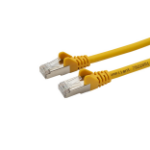 connektgear 0.5m RJ45 CAT6A SSTP Stranded Flush Moulded LS0H Network Cable - 26AWG - Yellow