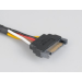 Akasa Sata Power Cable Extension Black 0.3 m