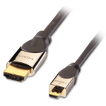 Lindy CROMO, HDMI - Micro HDMI, 1m HDMI cable HDMI Type A (Standard) HDMI Type D (Micro) Black, Silver