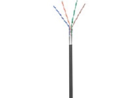 Image of Microconnect 100m Cat5e networking cable Black F/UTP (FTP)
