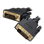 8WARE DVI-D Dual-Link Cable 2m - 28 AWG Dual-link DVI-D Male 25-pin