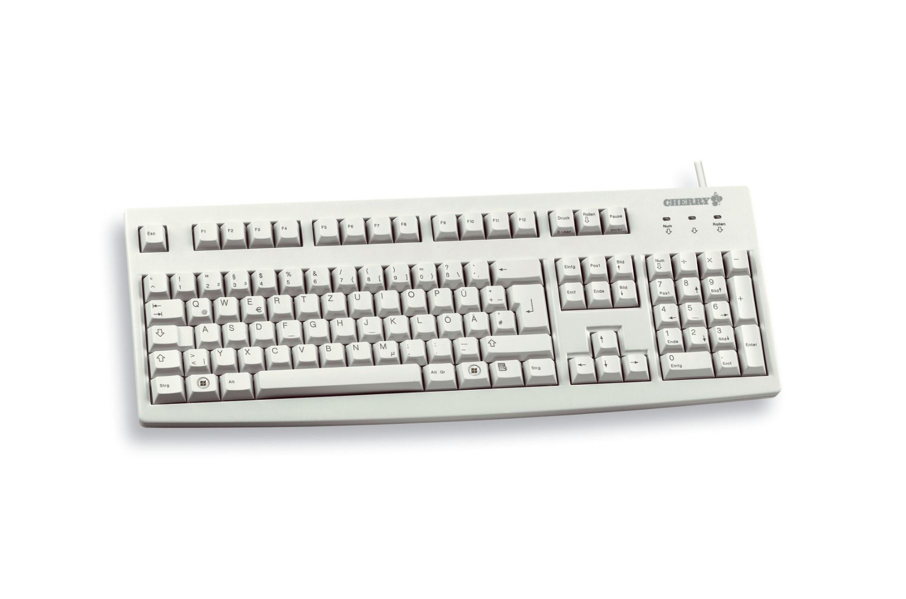 CHERRY G83-6105 keyboard USB QWERTY Russian Grey