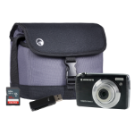 AgfaPhoto DC8200 Camera Kit with Sandisk 32GB SD, Card Reader & Shoulder Bag - Black