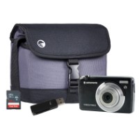 AgfaPhoto DC8200 Camera Kit with 32GB SD, Card Reader & Shoulder Bag - Black
