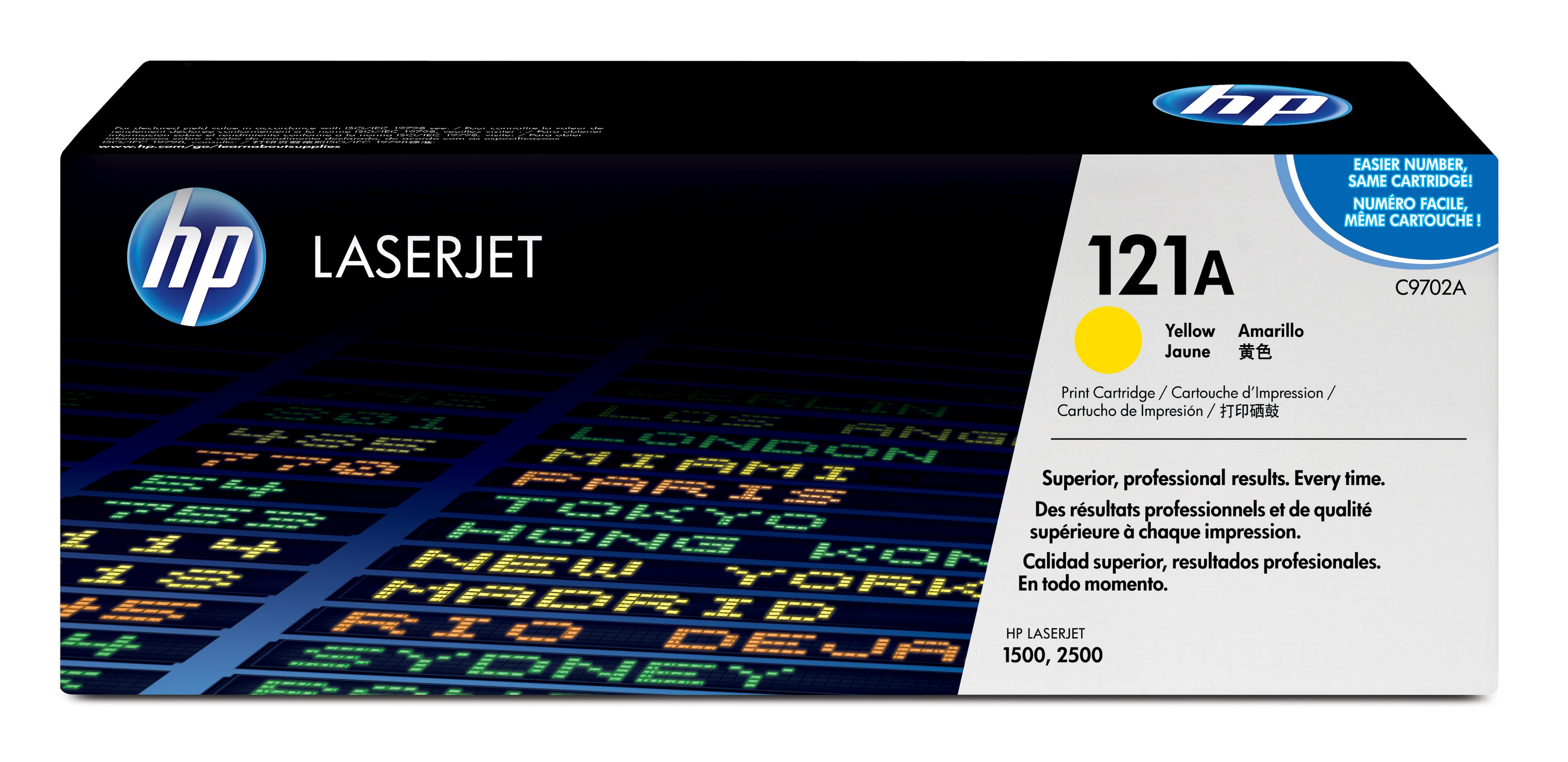 Image of HP C9702A/121A Toner yellow, 4K pages ISO/IEC 19798 for HP Color...