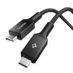 Spigen Essential EB10010CC USB-kabel USB 3.2 Gen 1 (3.1 Gen 1) 1 m USB C 5 Gbit/s 100 W Zwart