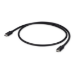 LMP 24183 Thunderbolt cable 0,8 m 40 Gbit/s Schwarz