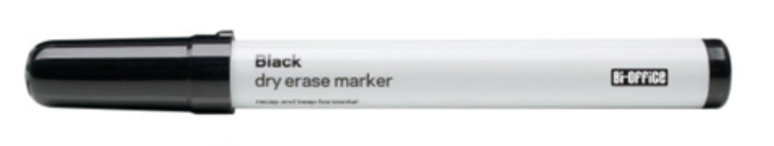 Image of Bi-Office PE0807 marker 10 pc(s) Bullet tip Black