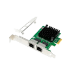 Origin Storage Intel I226 based NIC PCIe 3.1 x1 Dual Port 2.5GbE RJ45