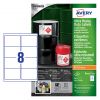 Image of Avery B3427-50 Ultra Resistant Labels 50 sheets - 8 Labels per Sheet
