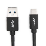 Rocstor Y10C286-B1 USB cable 70.9" (1.8 m) USB 2.0 USB C USB A Black