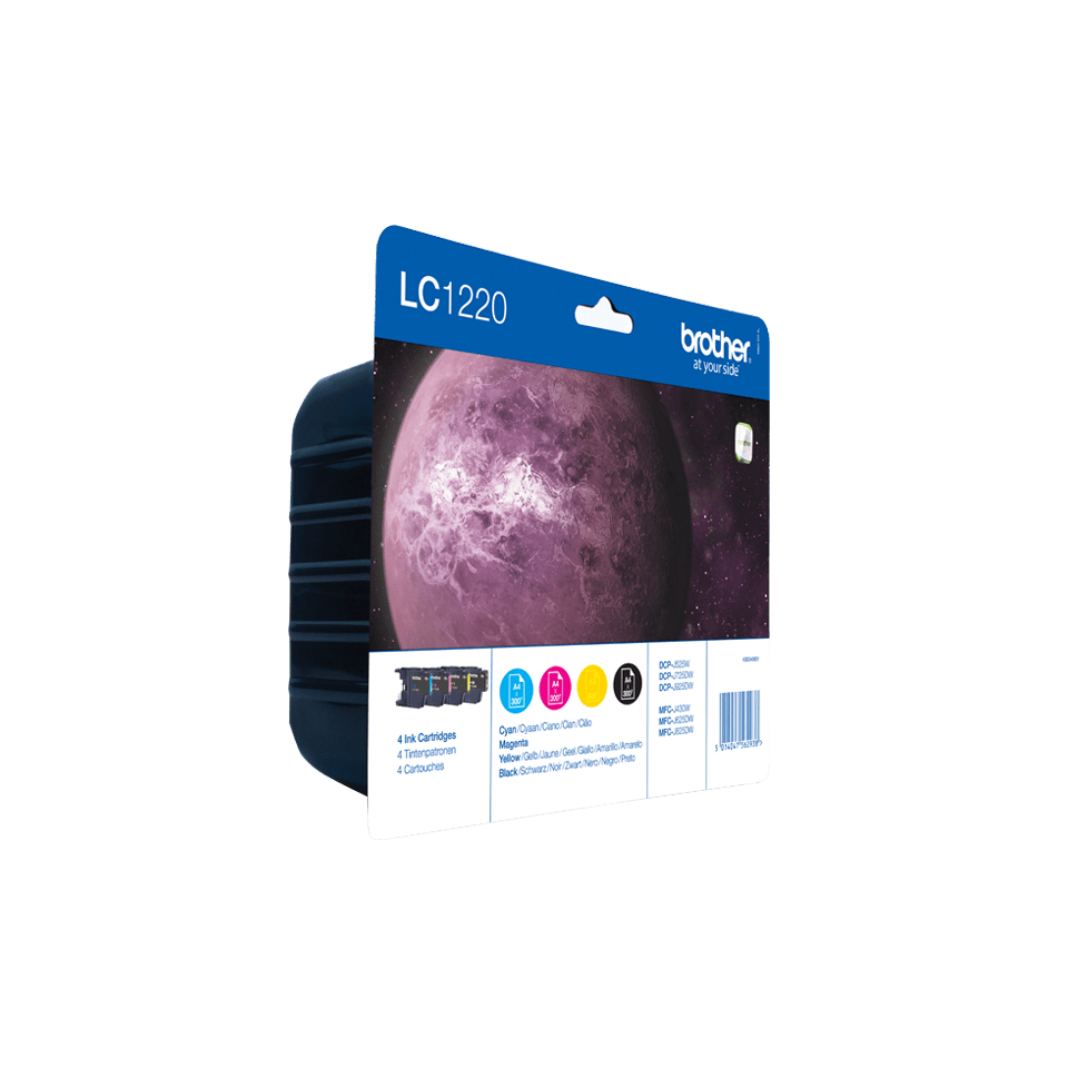 Brother LC1220 Inkjet Cartridge CMYK Multipack LC1220VALBP