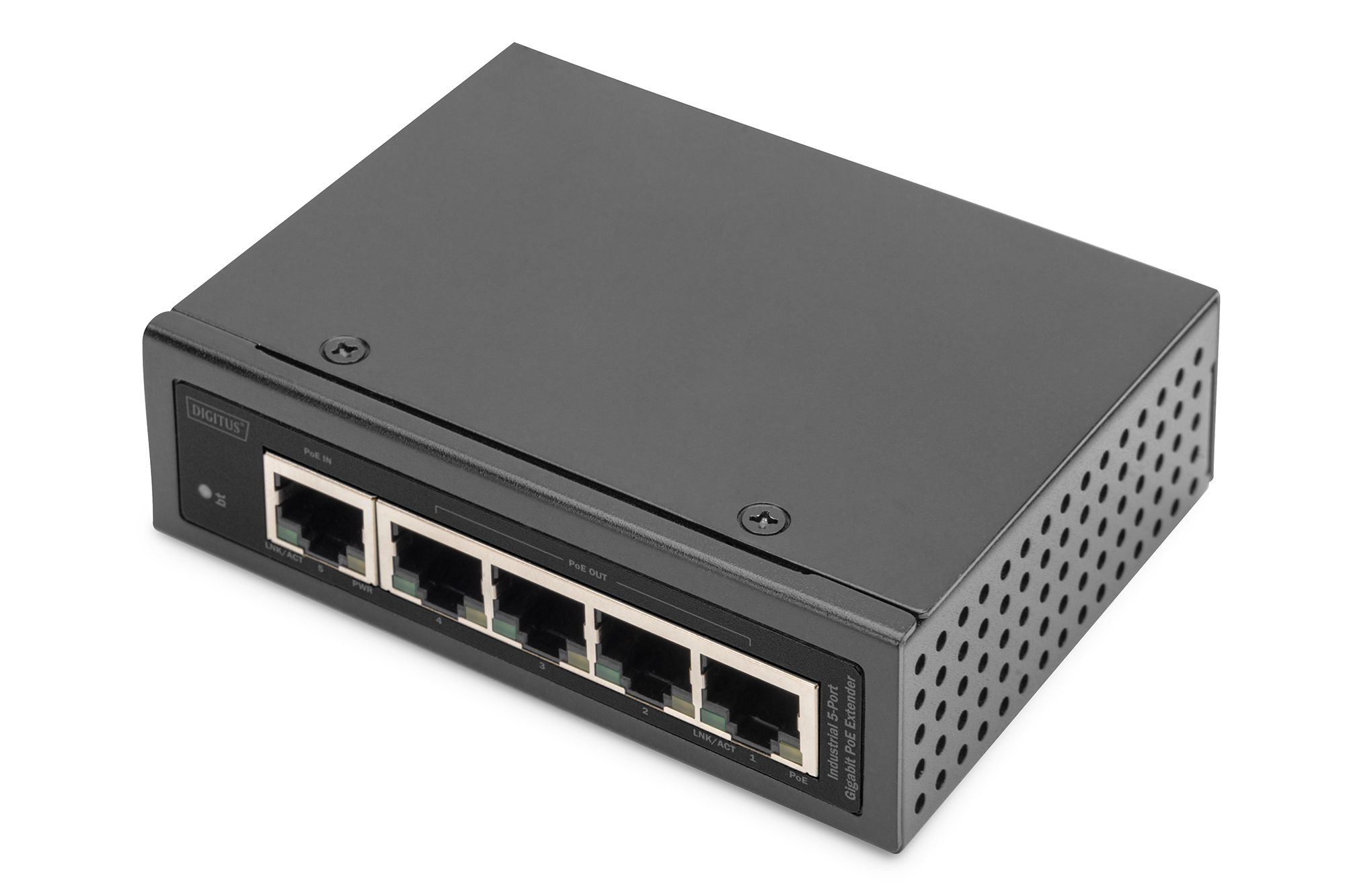 Image of Digitus Industrial 5-Port Gigabit PoE Extender