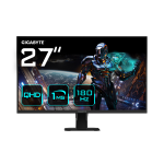 GIGABYTE GS27QA 27" QHD Gaming Monitor - 2560 x 1440, 180Hz, 1ms, 300 cd/m², FreeSync, HDR Ready, HDMI 2.0, Displayport 1.4