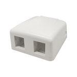 4Cabling Double Keystone Surface Mount Box