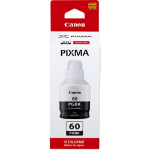 Canon GI60BK BLACK 170ML INK BOTTLE FOR PIXMA ENDURANCE G6060 G6065 G7060 G7065