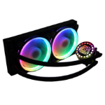 LC-Power LC-CC-240-LiCo-ARGB Processor Alles-in-één vloeistofkoeler 12 cm Zwart