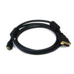 Monoprice HDMI/DVI, 1.8m 70.9" (1.8 m) HDMI Type A (Standard) Black
