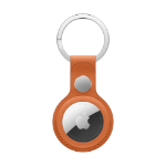Apple AirTag FineWoven Key Ring - Fox Orange
