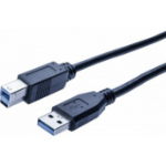 Hypertec 352468-HY USB cable 3 m USB 3.2 Gen 1 (3.1 Gen 1) USB A USB B Black