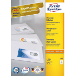 Avery 3481 self-adhesive label Rectangle Permanent White 2100 pc(s)