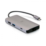 C2G USB-C? Mini Dock with HDMI, 2x USB-A, Ethernet, SD Card Reader, and USB-C Power Delivery up to 100W - 4K 30Hz - Docking station - USB-C / Thunderbolt 3 - HDMI - 1GbE
